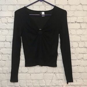 *CLEARANCE* H&M Black Long Sleeve Top